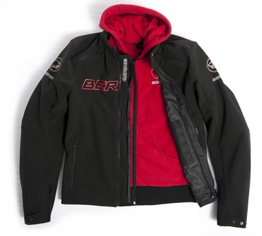 Blusão Bering JAAP Preto/Vermelho