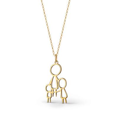 COLAR ALDEIAS SOS FAMÍLIA DOURADO - PVP: 35,00€