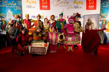 Elenco de A Bela e o Monstro no Gelo