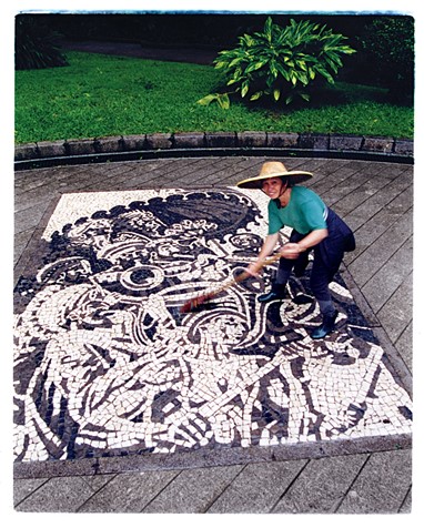 Calçada portuguesa em Macau