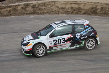 Pedro Almeida e do Peugeot 206 S1600 (sábado)