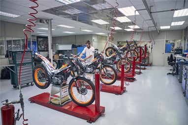 Produção das Montesa de Trial em Santa Perpétua de Mogoda