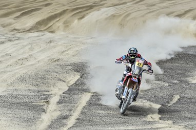 Kevin Benavides é agora o melhor piloto Honda em 2º na Geral