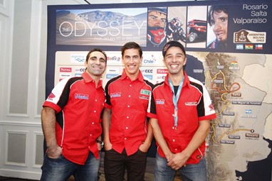 Paulo Gonçalves, Joan Barreda e Hélder Rodrigues