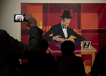 Retrato de Fernando Pessoa, 1954. Encomenda para o Restaurante Irmãos Unidos, Lisboa.