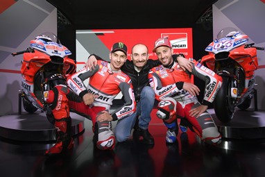 Jorge Lorenzo, Claudio Domenicali, Andrea Dovizioso