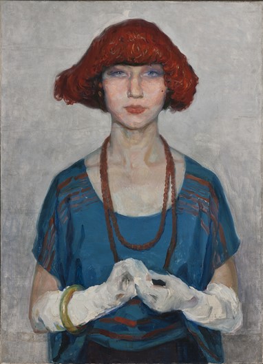 A blusa azul (1927) | Óleo sobre tela, 82 x 60cm | n.ass.,n.dat | MNAC-MC 1266.58 | Fotografia DGPC/ADF/DDCI