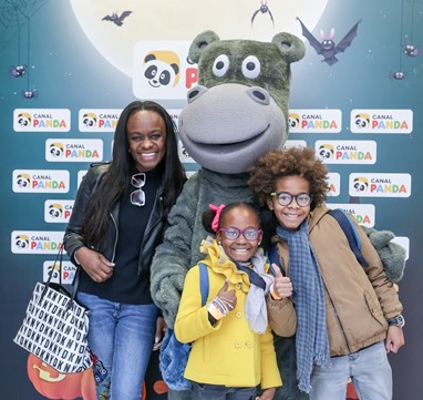 Dylan, Flávia e Carla 