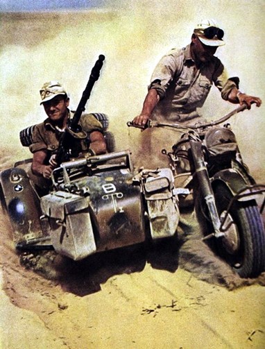 BMW R75 ao serviço do Afrika Korps