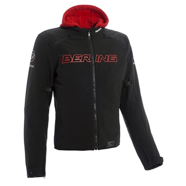 Blusão Bering JAAP Preto/Vermelho