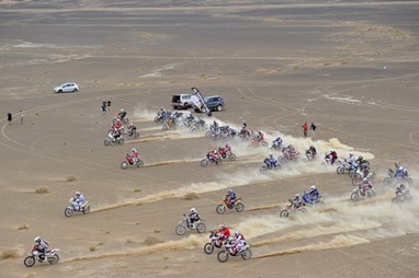 Arranque 6ª etapa Rally de Merzouga