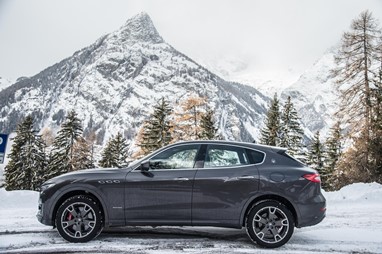 Maserati Levante GranLusso em Courmayeur (Suíça)