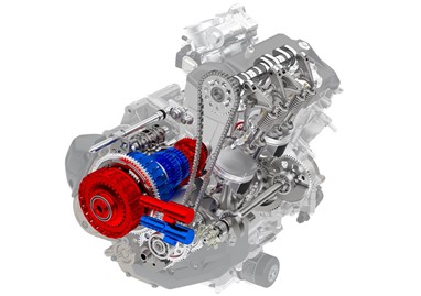 Motor Honda bicilíndrico SOHC 745 cc    5cc