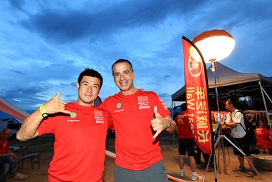 Carlos Sousa e Zhou Yong