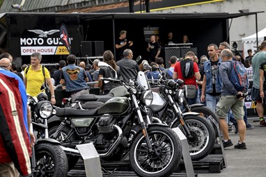 Moto Guzzi Open House em Mandello del Lario