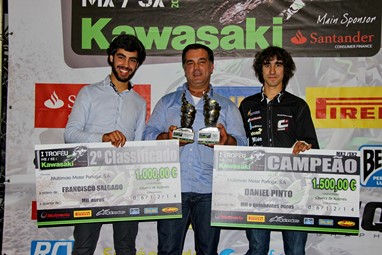 Francisco Salgado e Daniel Pinto - Pódio final MX2