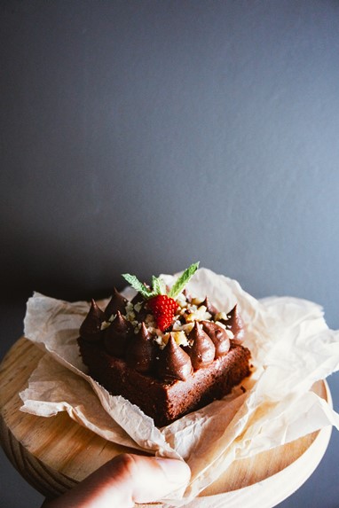 Bolo Fudge de Chocolate