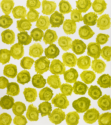 BANJO, 2010 |  Tinta acrílica e resina sobre tela | Cortesia Galerie Micheline Szwajcer