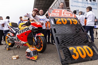 Marc Marquez 300 vitória Honda na categoria rainha