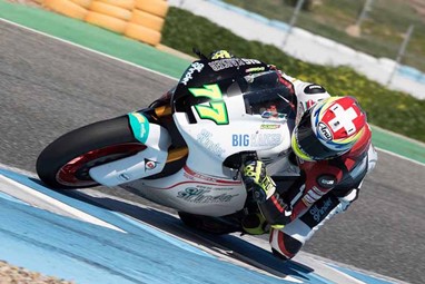 Aegerter estev bem nos treinos, apenas 7º na corrida