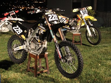 Motos da equipa