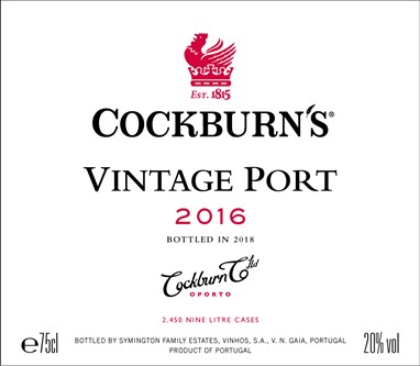 Cockburn Vintage 2016