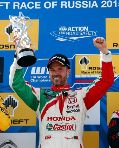 Tiago Monteiro com a Honda no WTCC 2016