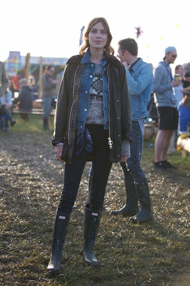 Alexa Chung - Glastonbury 2015