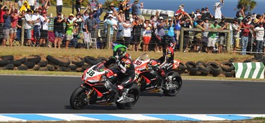 Eugene Laverty e Sylvain Gintoli 2ª manga
