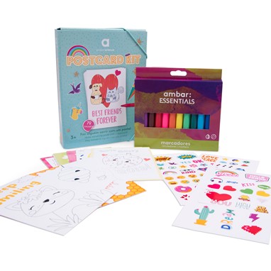 POSTCARD KITS - QUOTES AND FRIENDS  PVP 12.99EUR