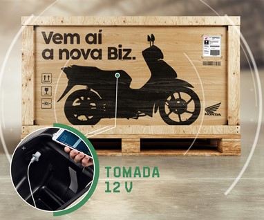 A nova Biz passou por uma reformulação geral. Até o chassi é novo