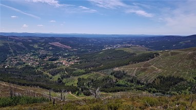 Vista da Serra da Lousã para sul