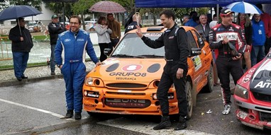 Dupla Pedro Leone e Bruno Ramos no Rali de Mortágua 2018