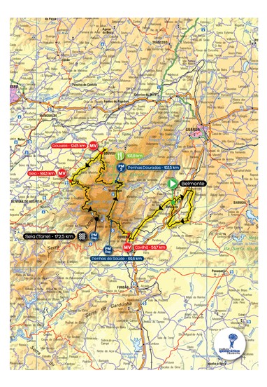 7ª Etapa - Belmonte - Seia (Torre) [172,5 Km]
