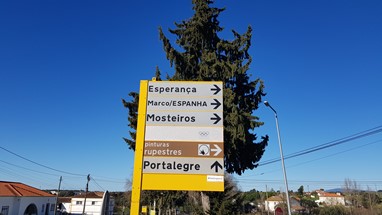 Esperança é para ali....