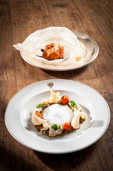 Bacalhau em Papelote - Chefe Cláudio Pontes