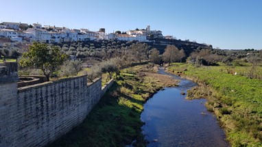 Arronches - panorama e Rio Cai