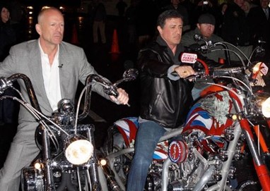 Bruce Willis e Silvester Stalone