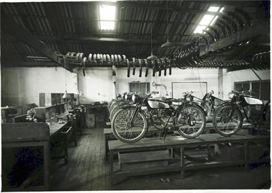 Fábrica da Montesa de 100 m2 em 1945 na rua Córcega de Barcelona