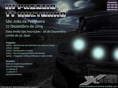 III PASSEIO TT NOCTUNRO - CLUBE DOUROXTREME