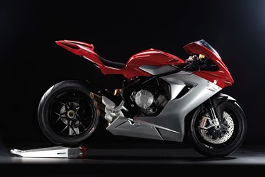 MV Agusta F3 800 vermelho/prateado