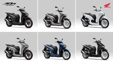 Honda SH350i em todas as cores 2023