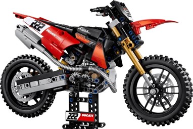 Ducati e Lego lançam réplica da nova moto de motocross Desmo450 MX