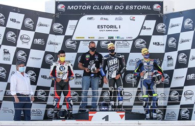 Pódio corrida 1 Superbike