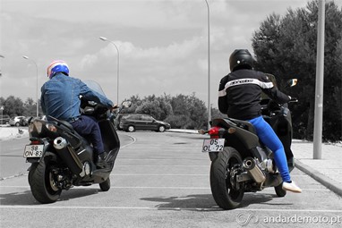 Integra e TMAX preparadas para um circuito urbano