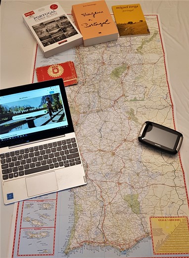  Ferramentas para preparação de viagens - Mapas, livros, gps, computador