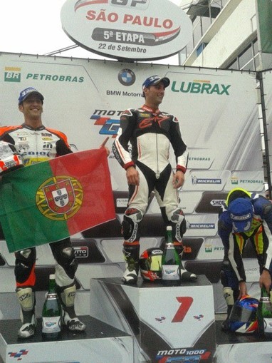 Miguel Praia subiu ao pódio em Interlagos na segunda posição