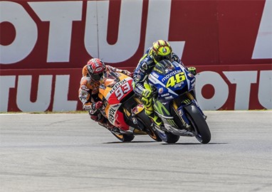 Marquez foi o primeiro na mira de Rossi