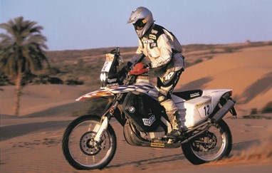 Richard Sainct conseguiu impôr a sua  BMW F650RR à armada da KTM