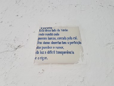 Cacela Velha - poesia na rua